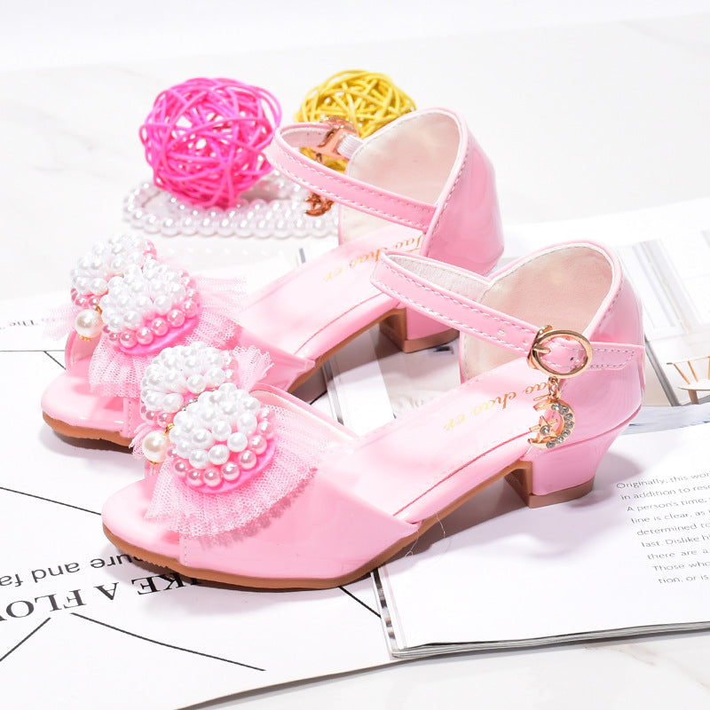 Chaussures demoiselle d'honneur rose