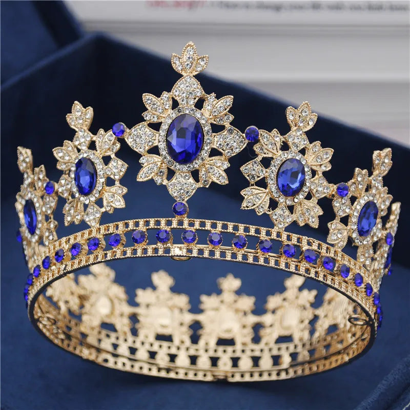 Couronne princesse bleu