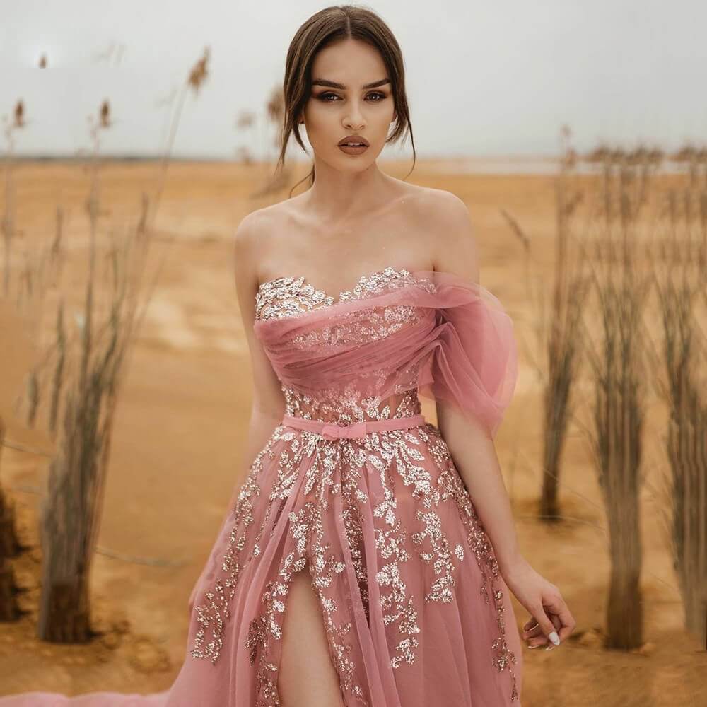 Robe de Mariée Princesse Rose