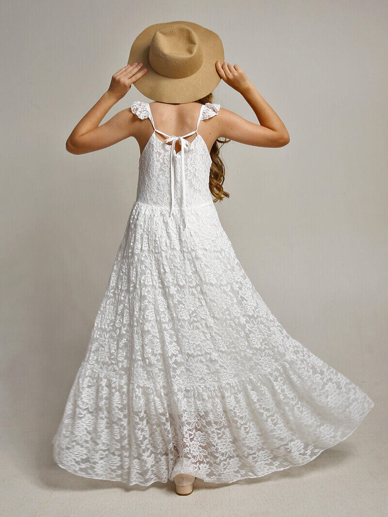 Robe de Cérémonie Fille Dentelle