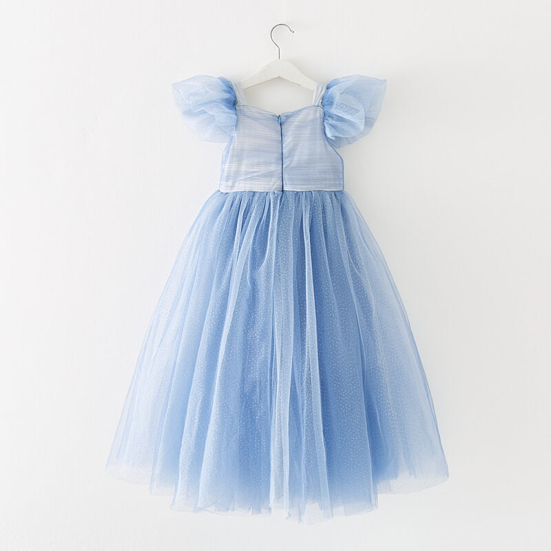 Robe Bleu Princesse Tulle