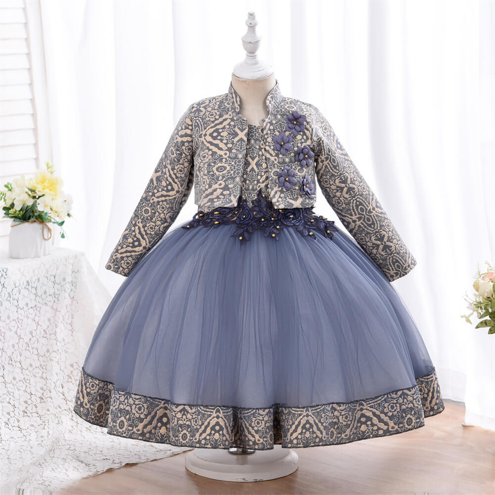 Robe Princesse en Pagne pour Petite Fille Princesse Magique