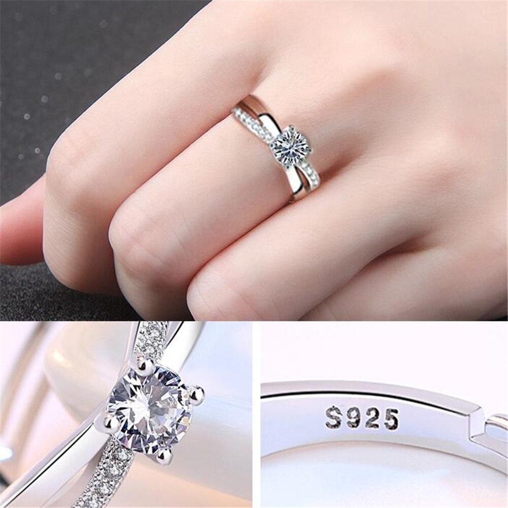 Bague Fiançailles Diamant Princesse