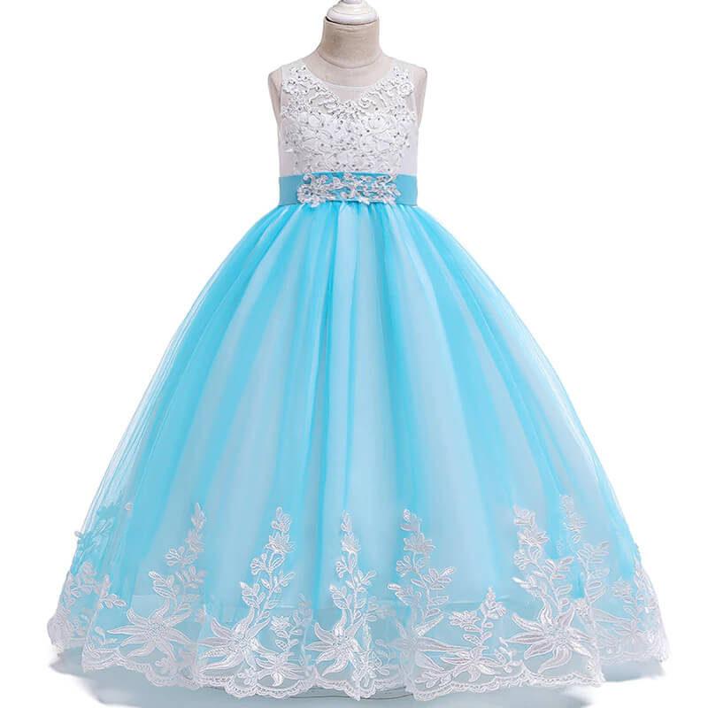 Robe Tulle Princesse Fille Mariage