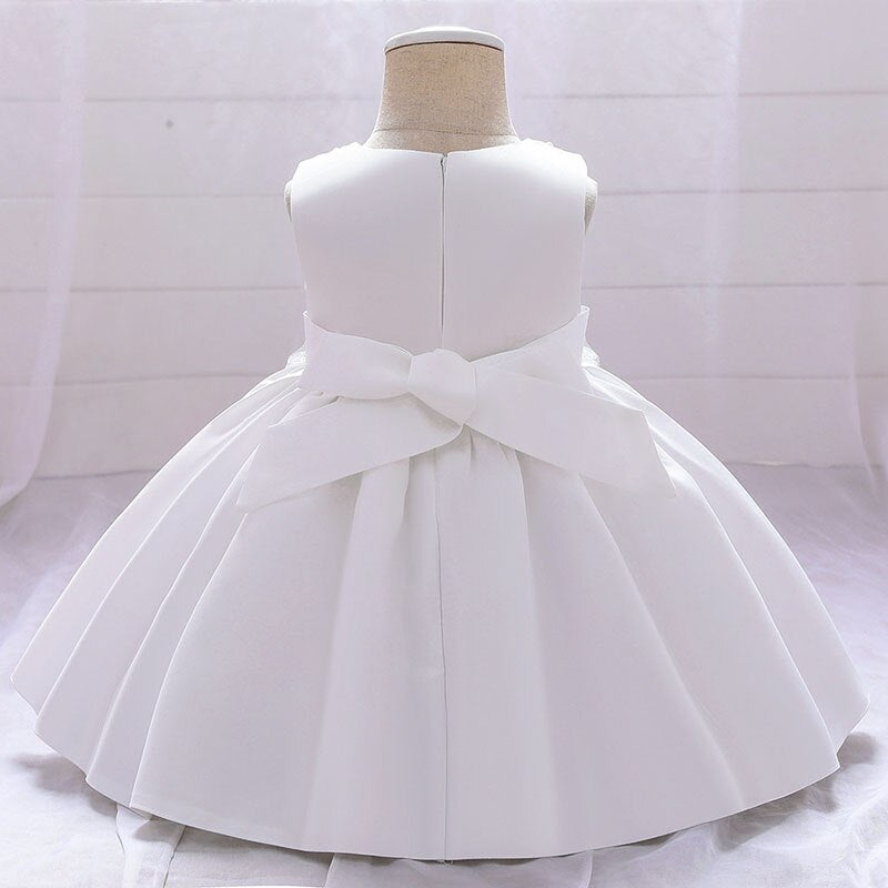 Robe Bébé Mariage Blanche