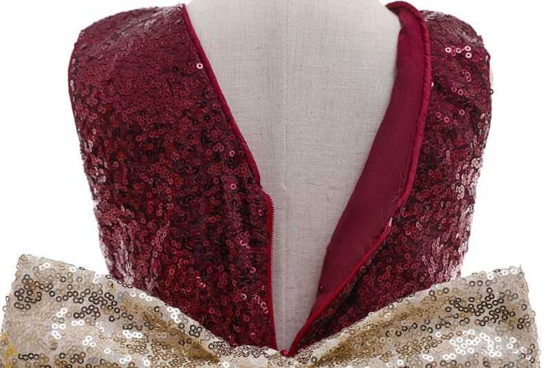 Robe Bordeaux Bébé Fille
