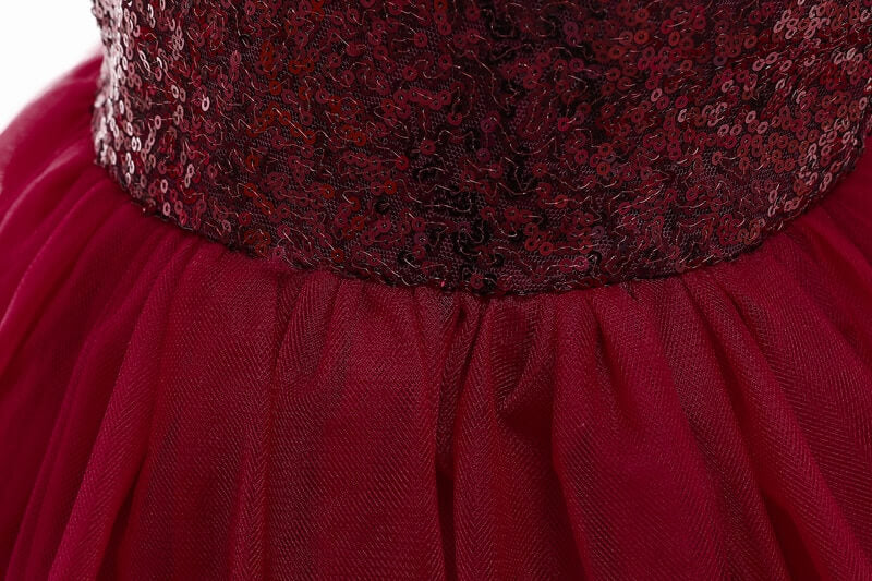 Robe Bordeaux Bébé Fille
