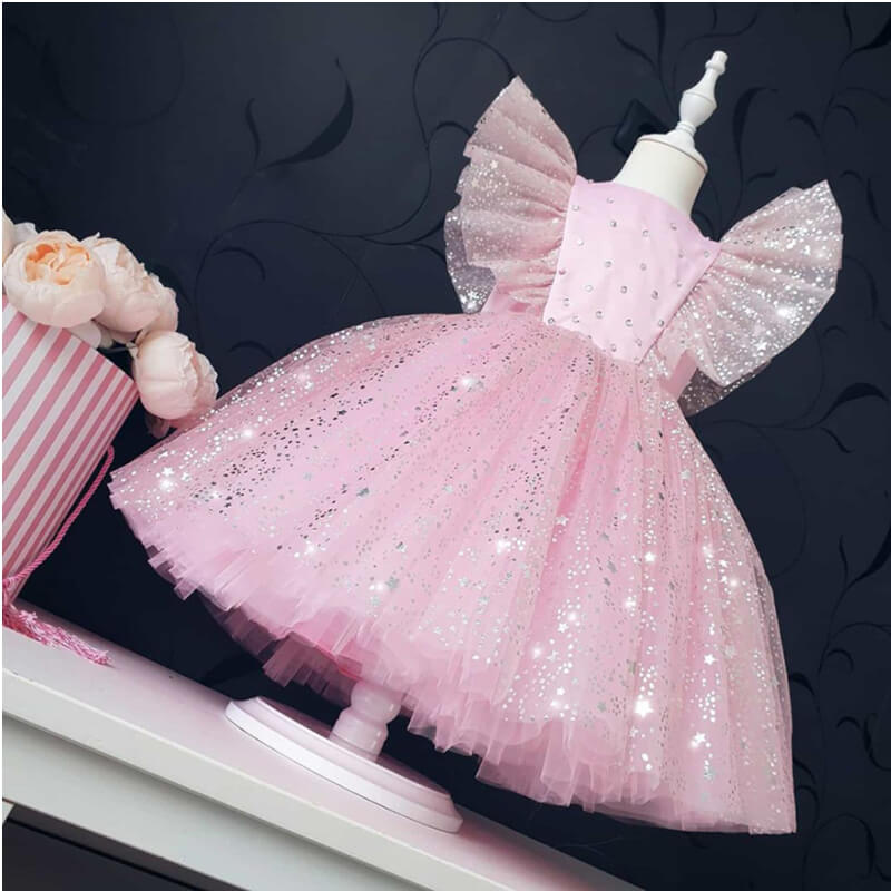 Robe Rose Bébé Fille