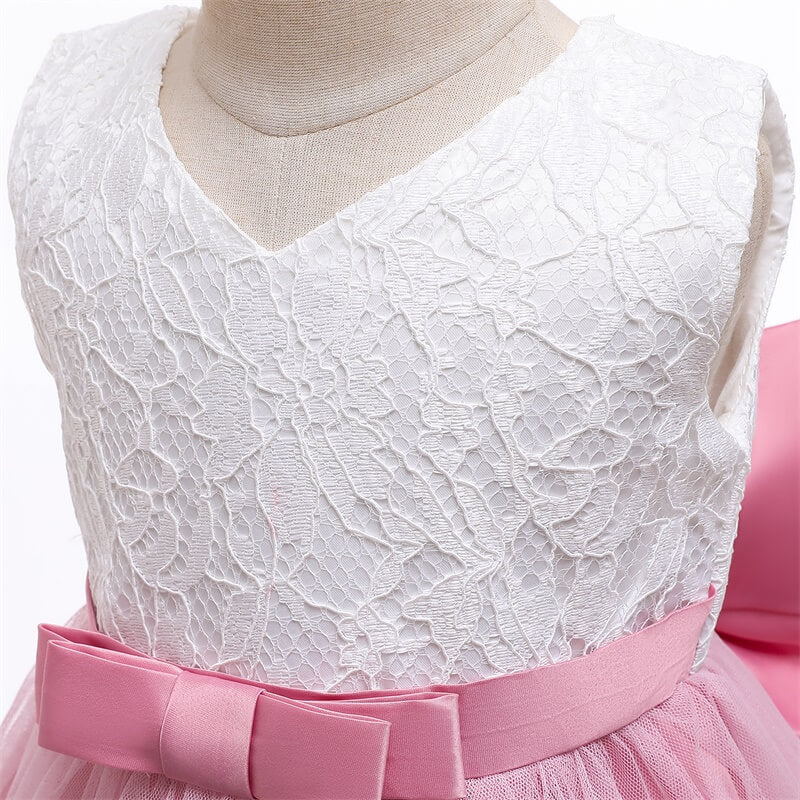 Robe Baptême Dentelle Bébé Fille