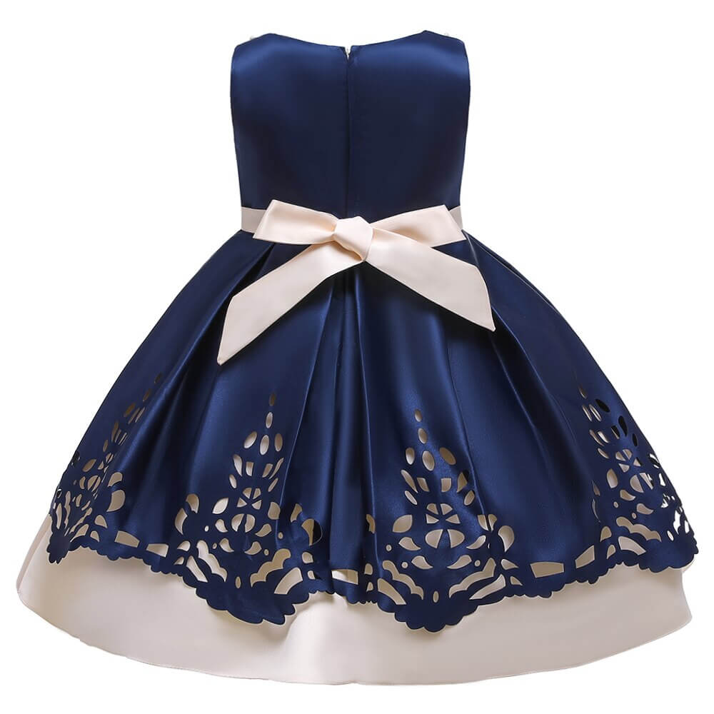 Robe de Princesse Bleu et Blanc