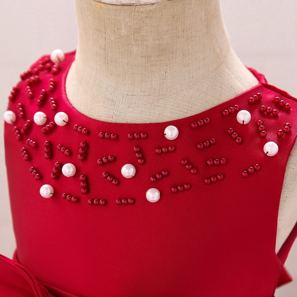 Robe Bébé Rouge Mariage