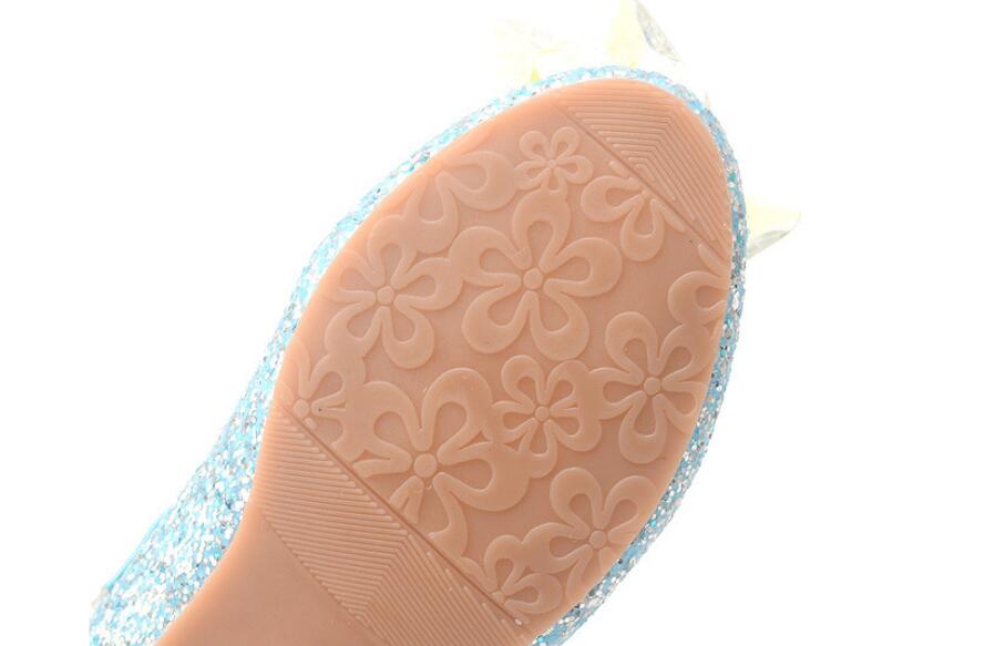Chaussures Fille Paillettes Bleues