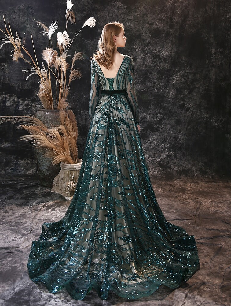 Robe de Princesse Femme avec Traine