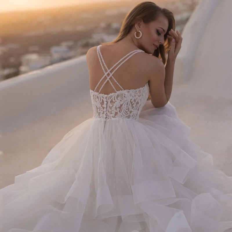 Robe de Mariée Princesse Organza