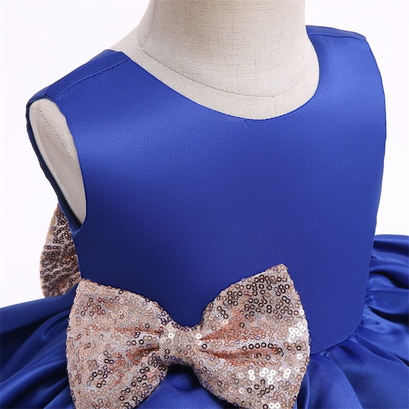 Robe Mariage Bébé Bleu Marine