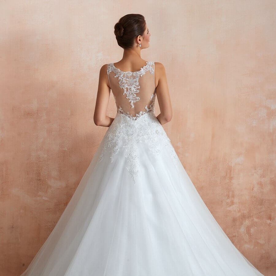 Robe de Mariée Princesse Blanche