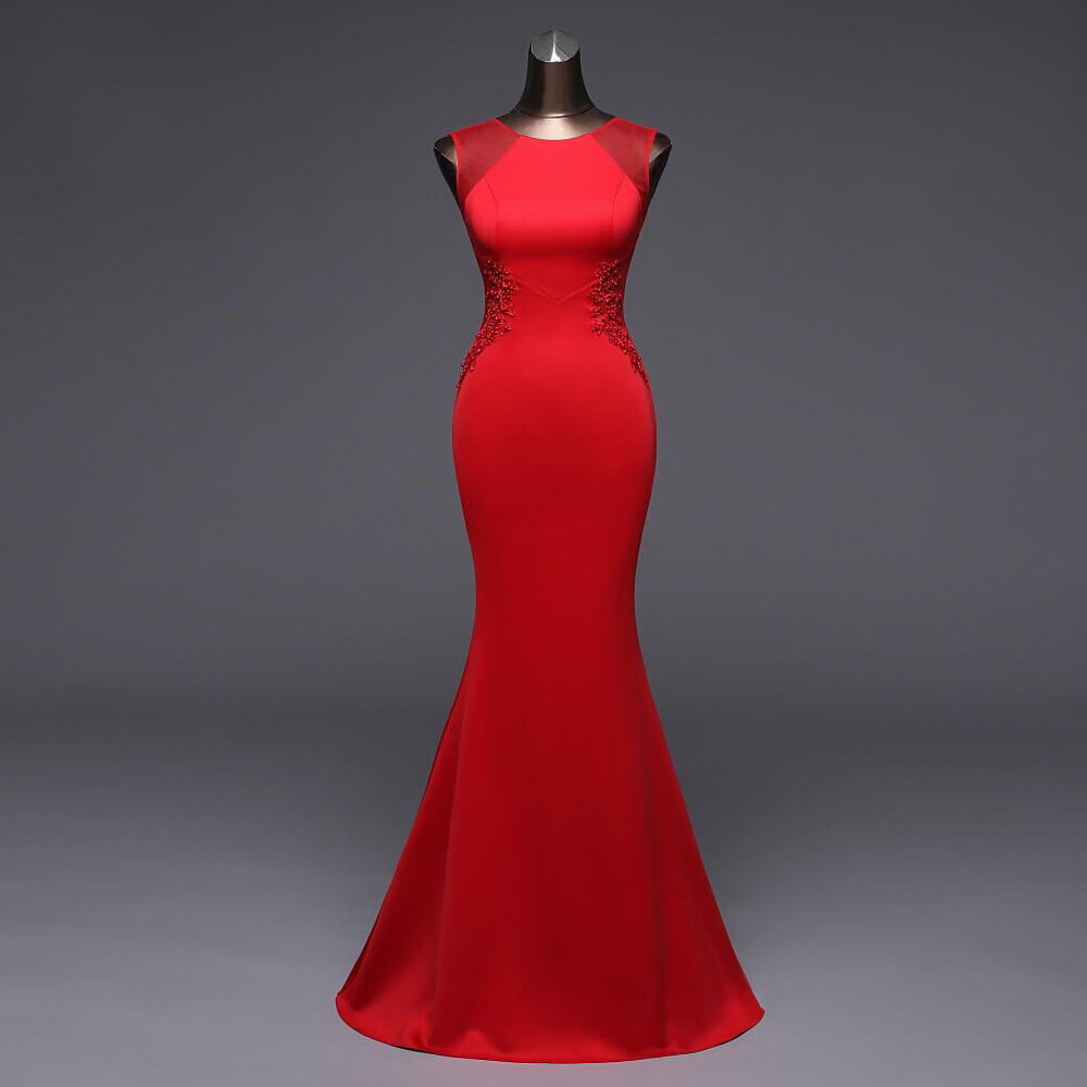 Robe de Bal Rouge Longue