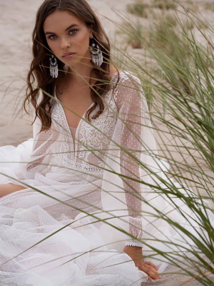Robe de Mariée Princesse Plage
