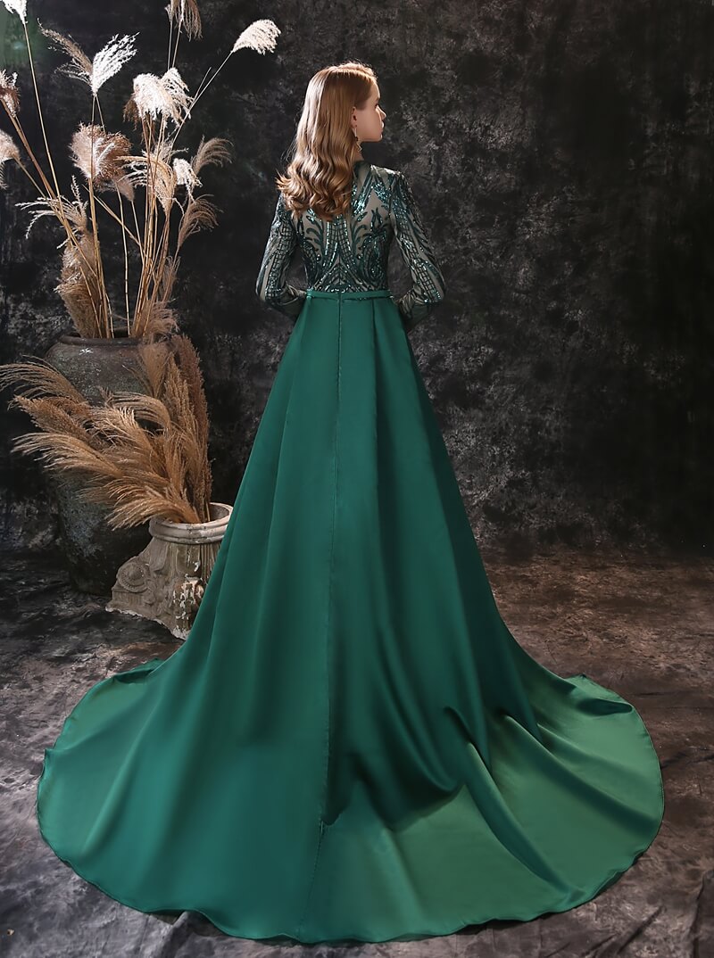 Robe de Princesse Femme Manche Longue
