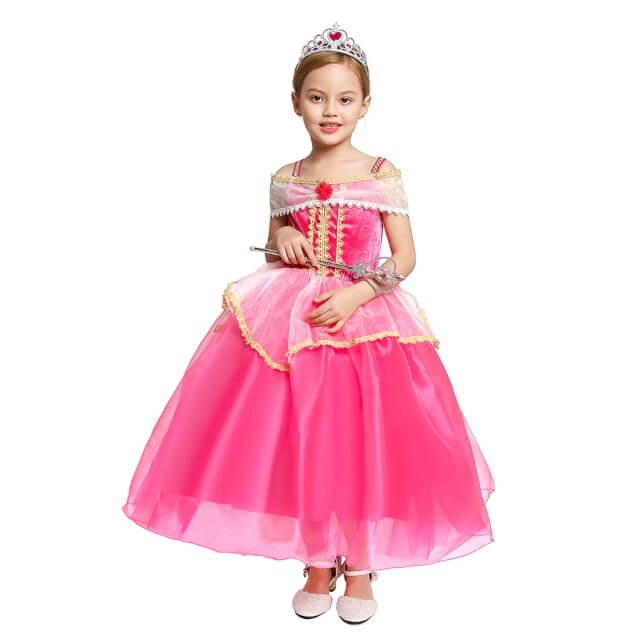 Robe de Princesse Fée Verte pour Filles Costume Elf Tenues de Fête d'Anniversaire Robes de Fantaisie avec Accessoires Robe de Princesse Fée Verte pour Filles Costume Elf Tenues de Fête d'Anniversaire Robes de Fantaisie avec Accessoires