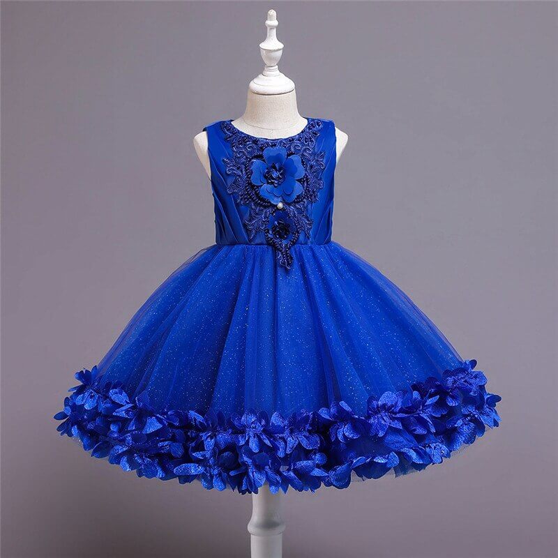 Robe tutu bleu princesse