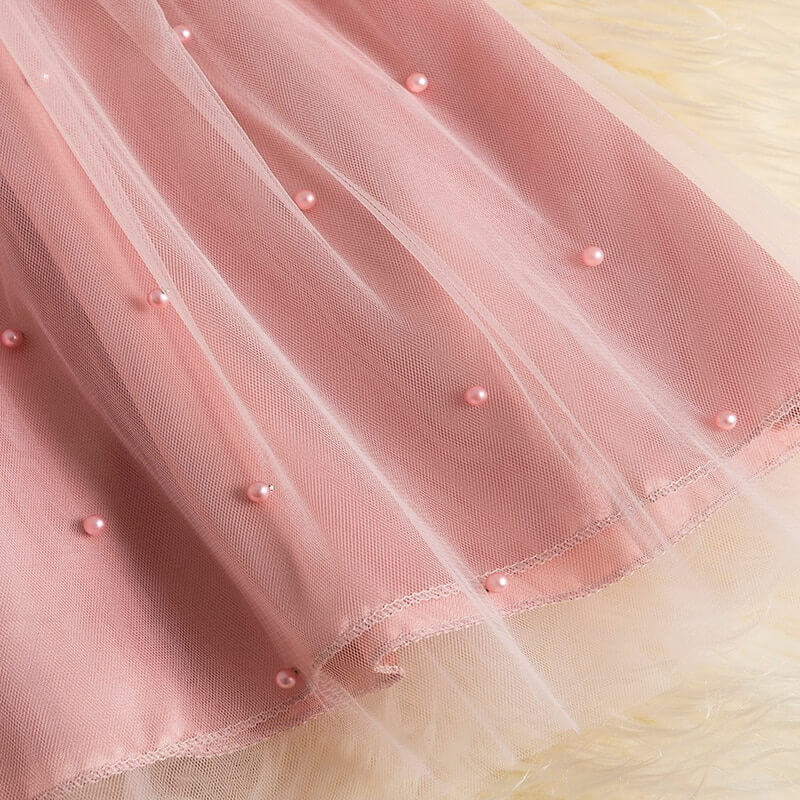 Robe Princesse Demoiselle D’honneur Petite Fille