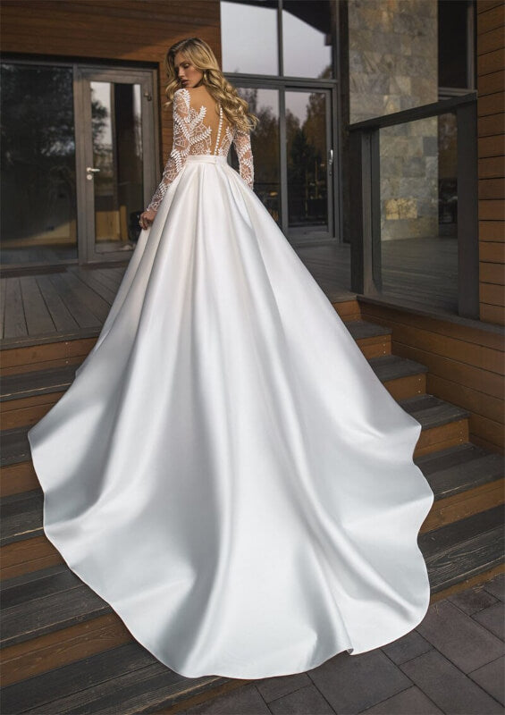 Robe princesse mariée moderne