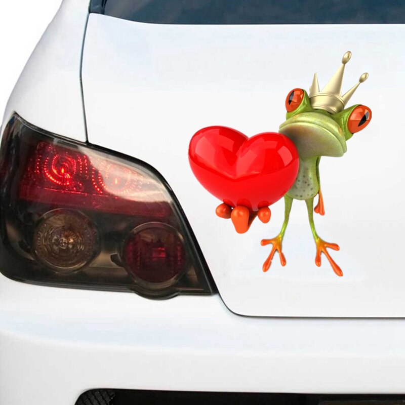 Autocollant princesse grenouille