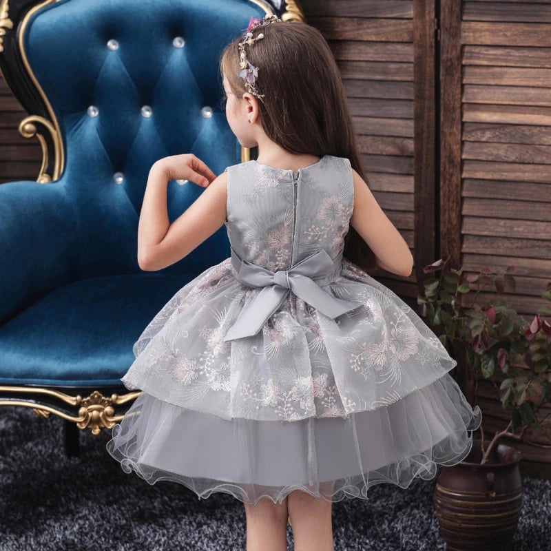 Robe Princesse Grise