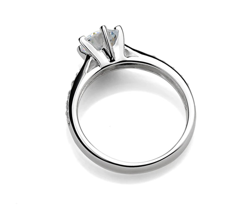 Bague ceremonie forme princesse