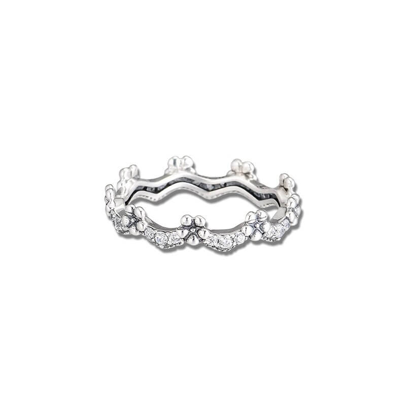 Bague couronne de fleurs