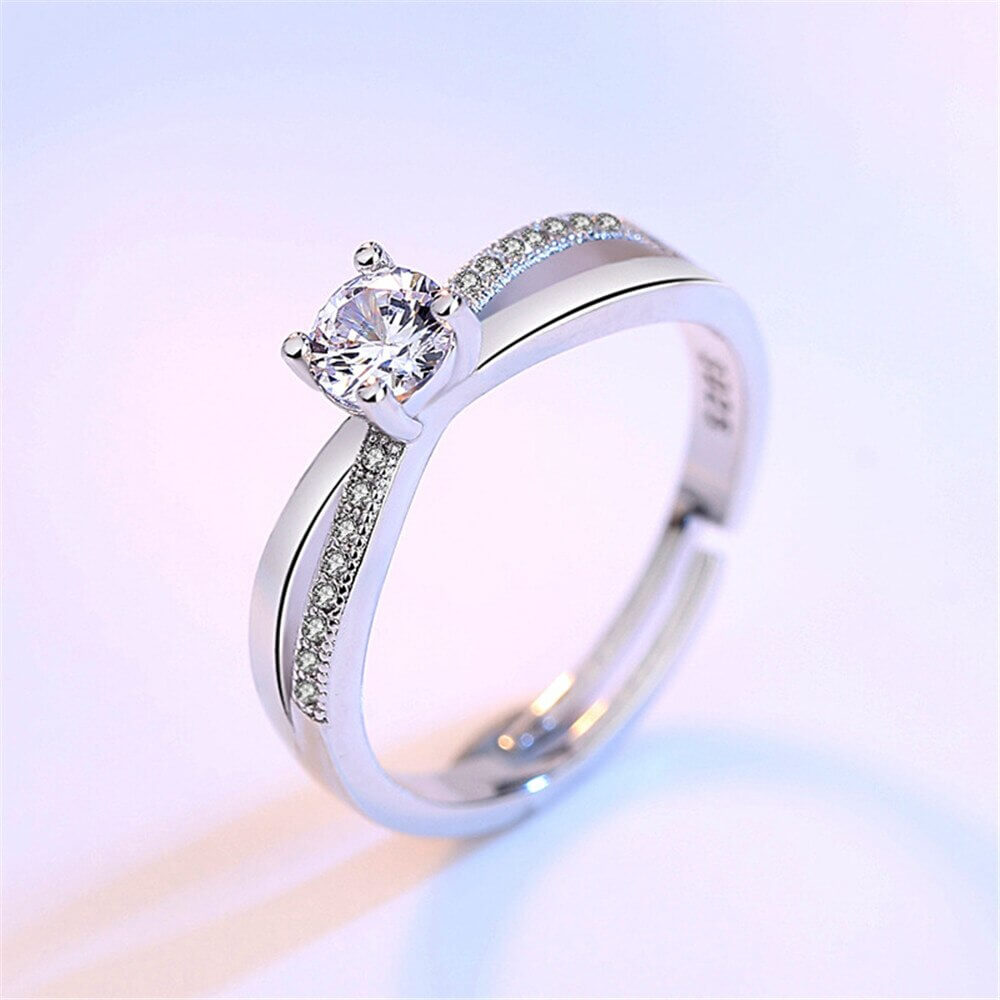 Bague diamant fiancailles