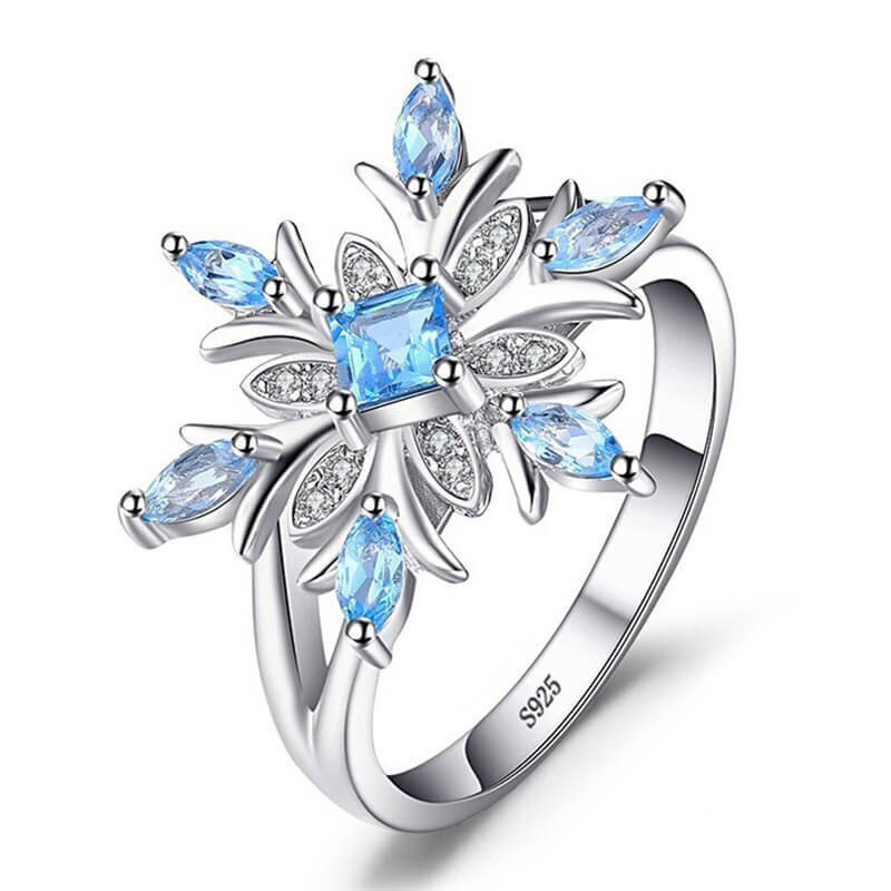 Bague flocon de neige