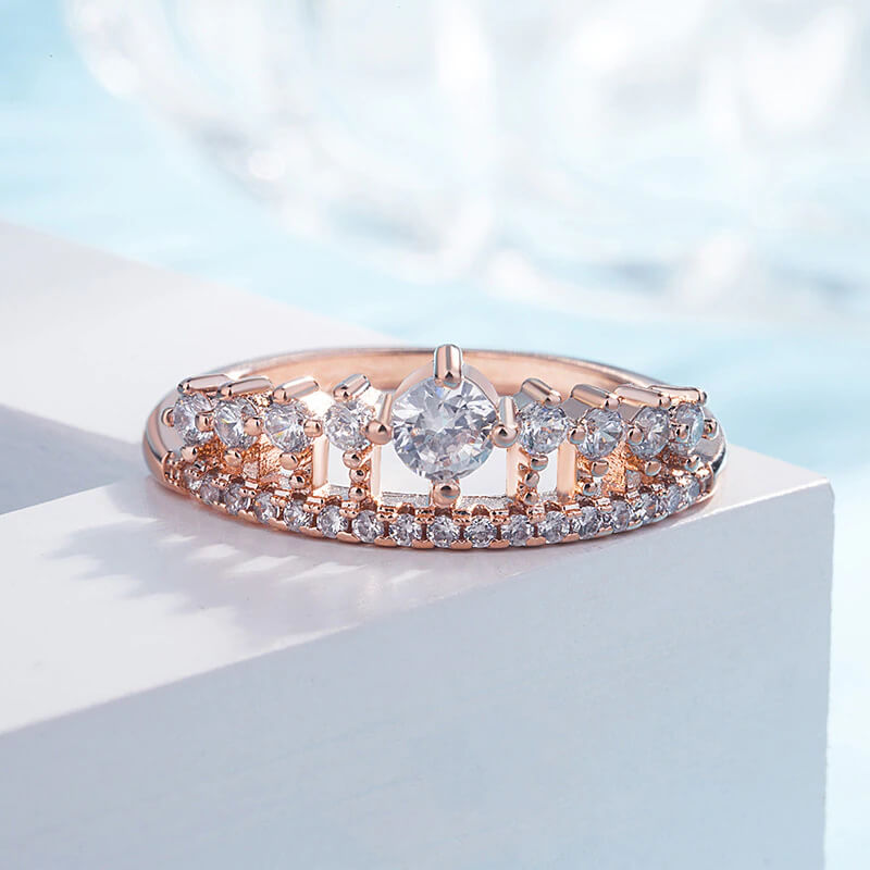 Bague rose gold