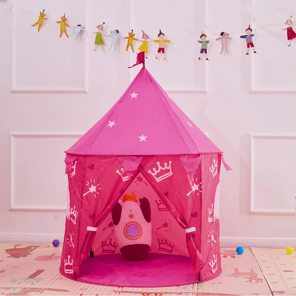 Cabane chateau rose