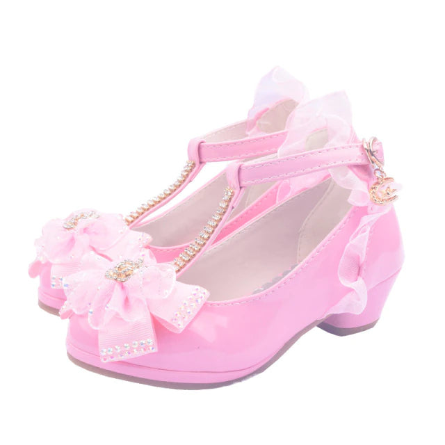 Chaussures ceremonie fille rose