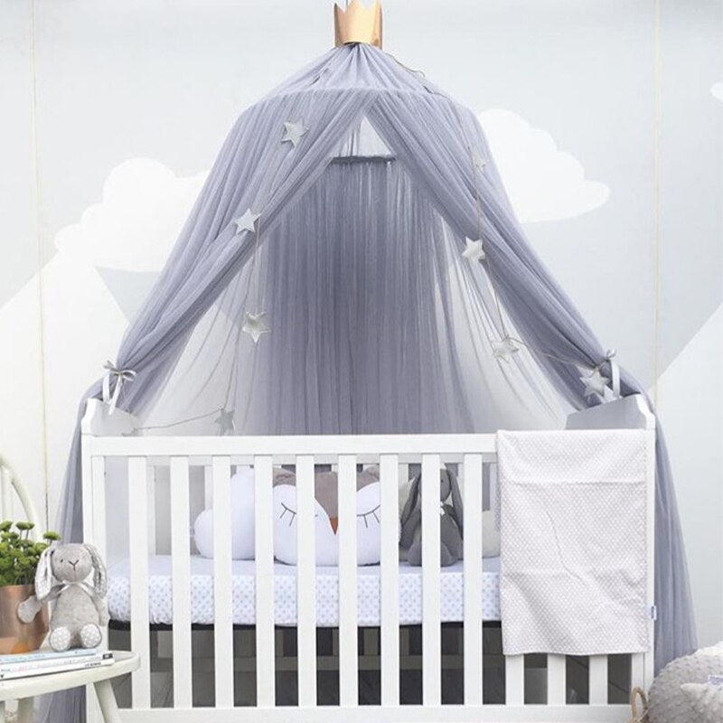 Ciel de lit couronne bebe