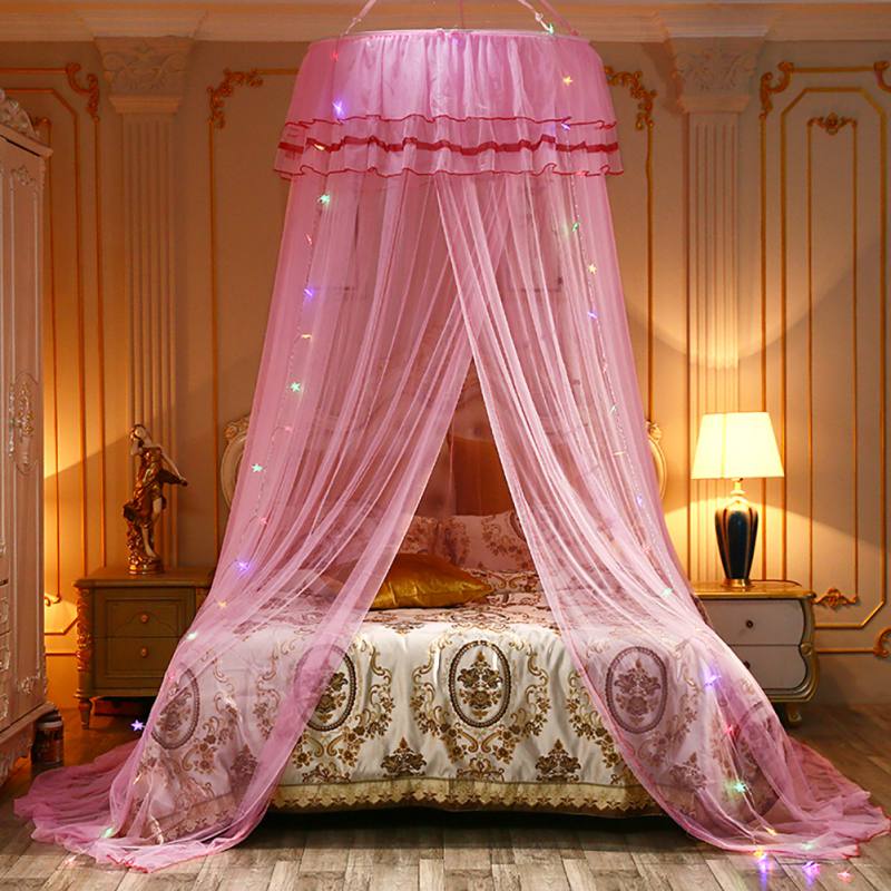 Ciel de lit pour fille - ciel de lit géant en tulle pour petites princesses  d'une