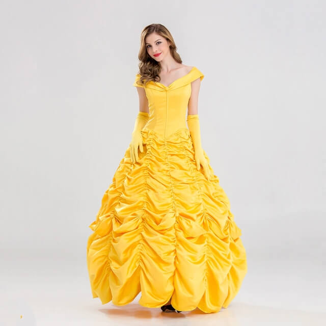 Costume princesse jaune