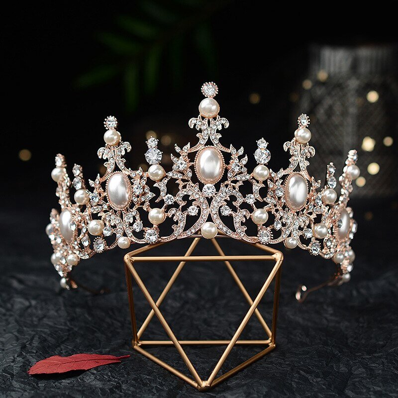 Couronne de princesse rose