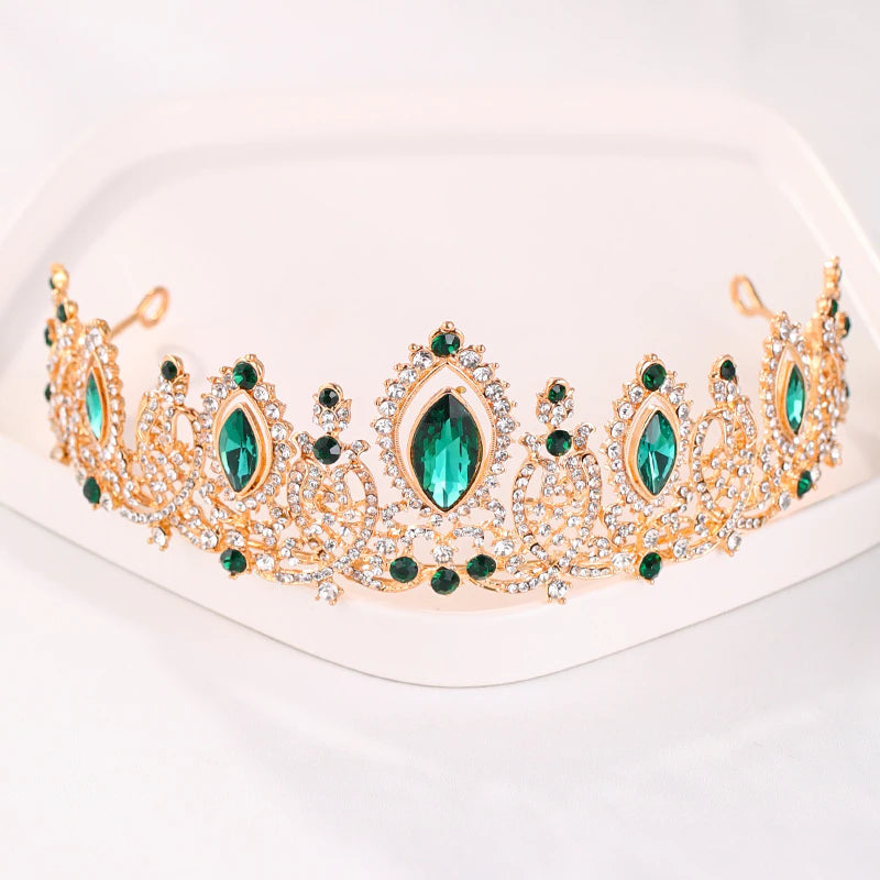 Couronne joyaux emeraude