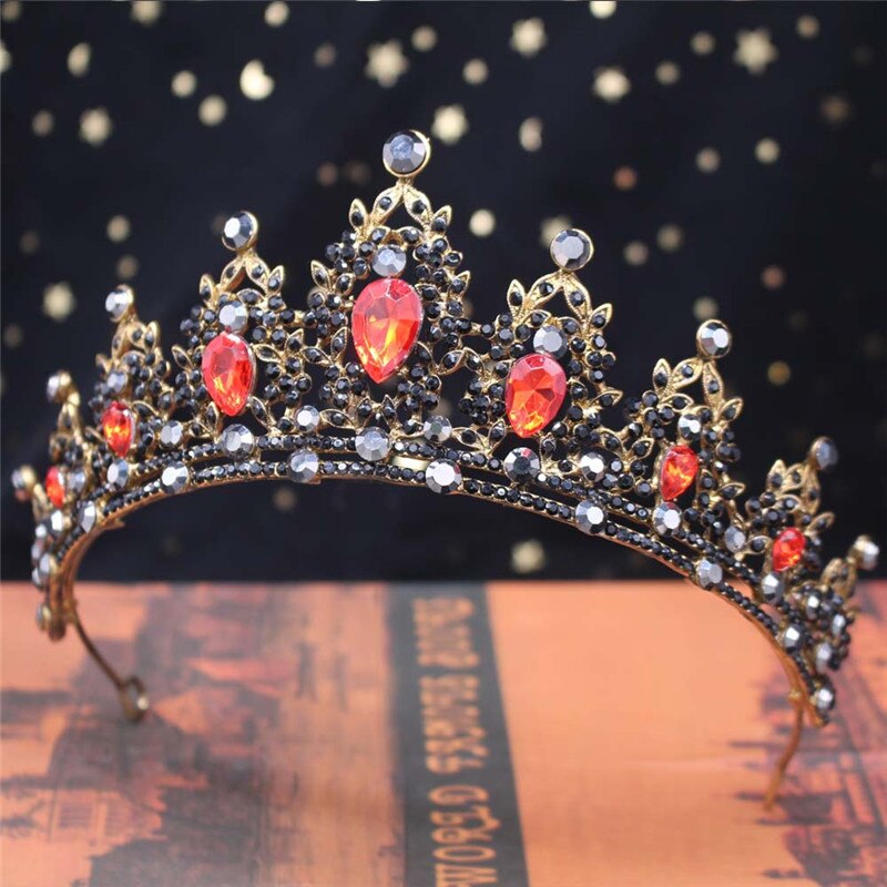 Diademe pierre rubis