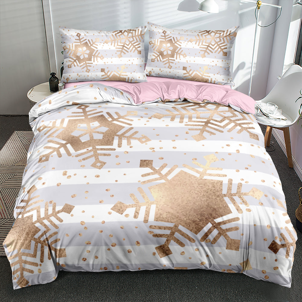 Housse de couette flocons de neige