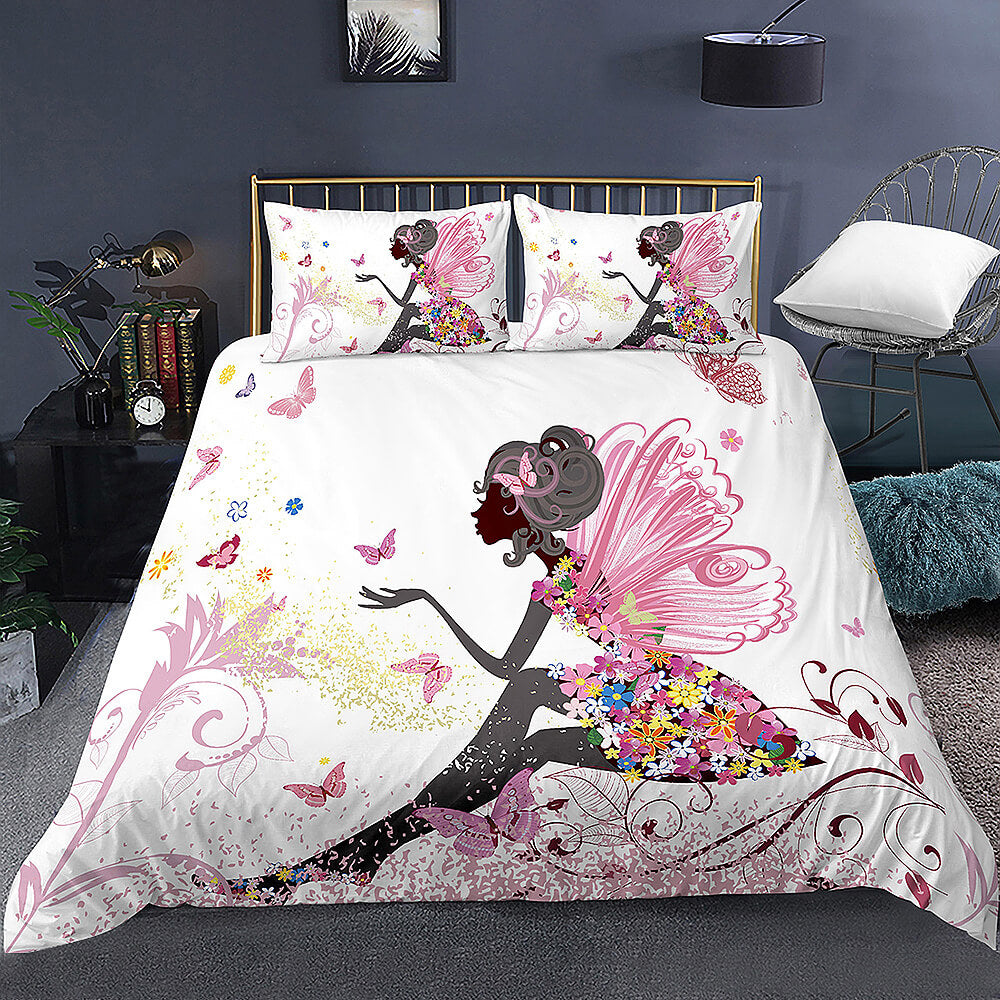 Housse de couette papillon fille