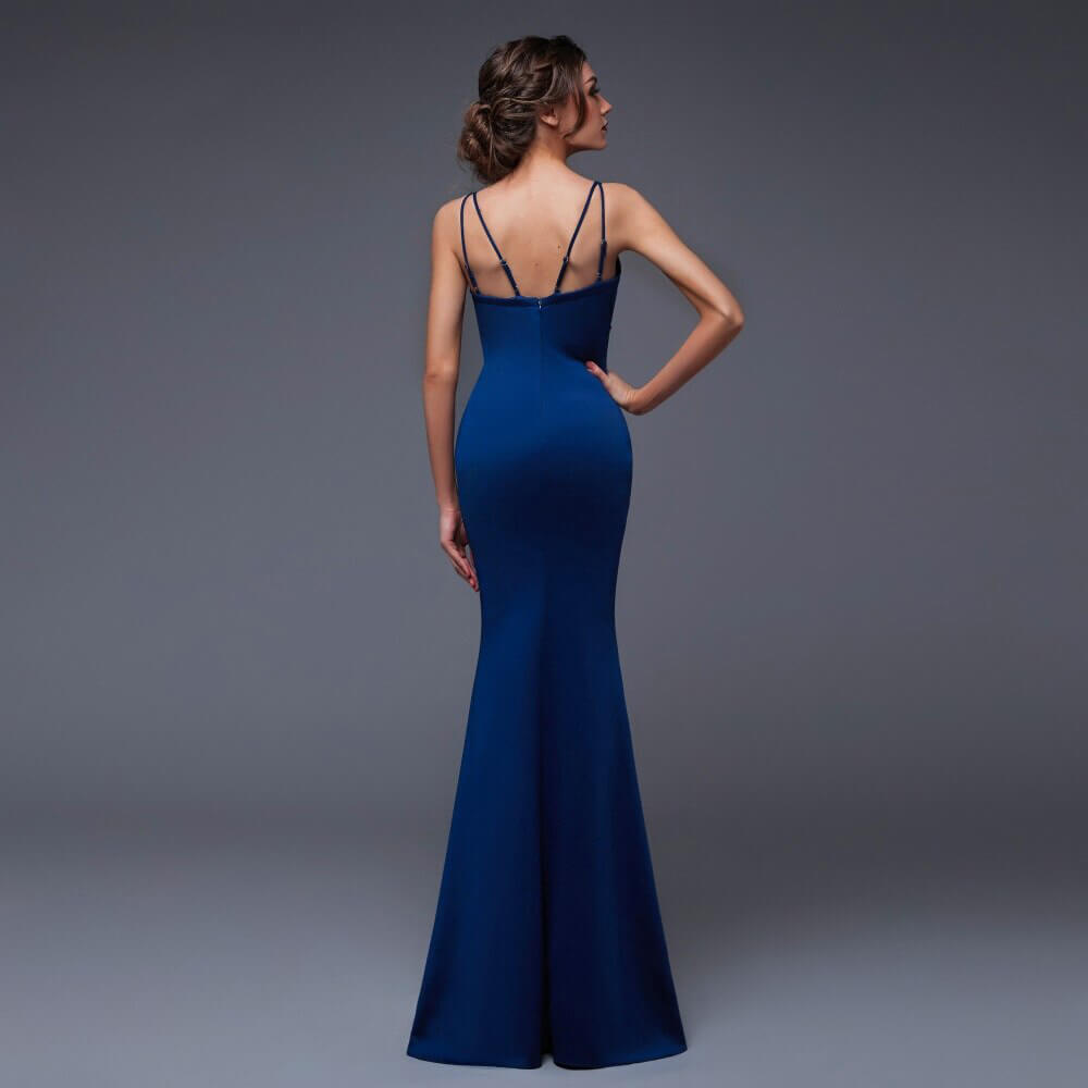 Robe bal promo bleu