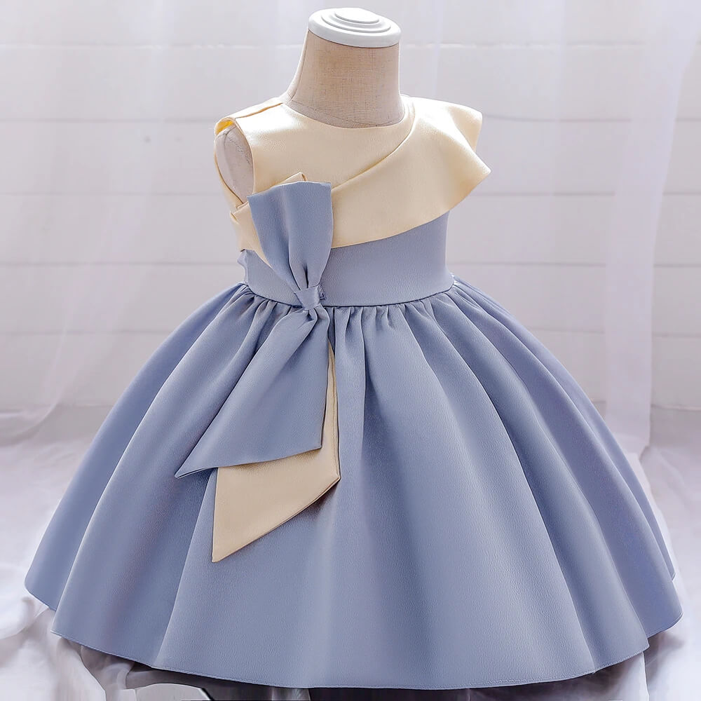 Robe mariage fille bleu