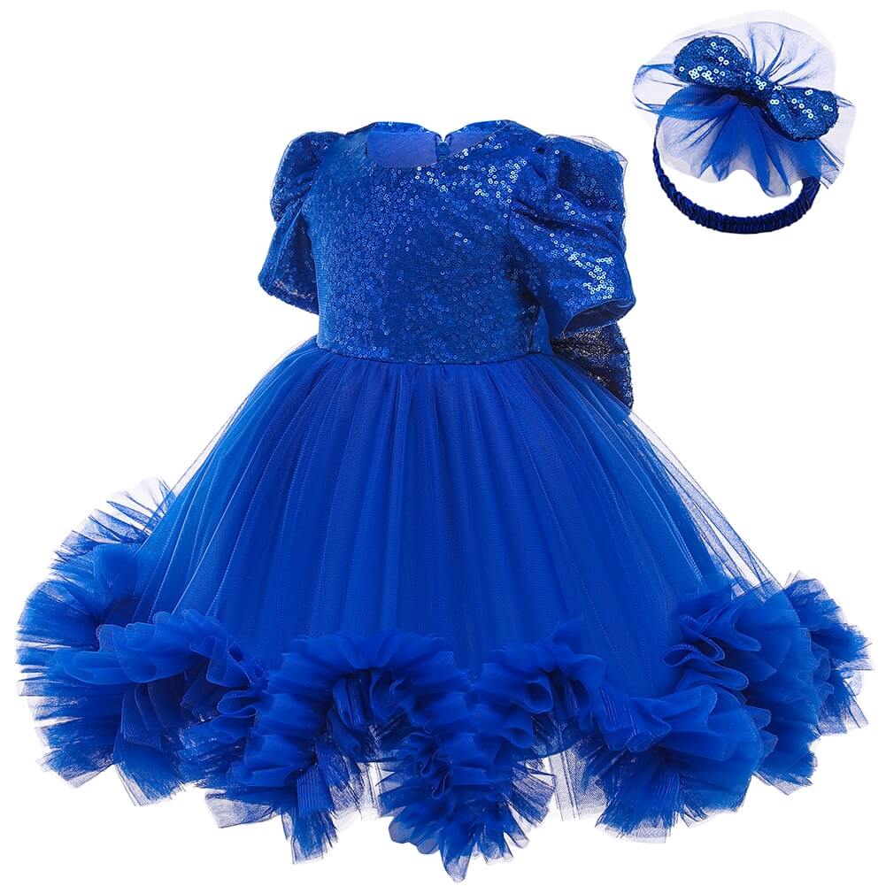 Robe bebe bleu occasion