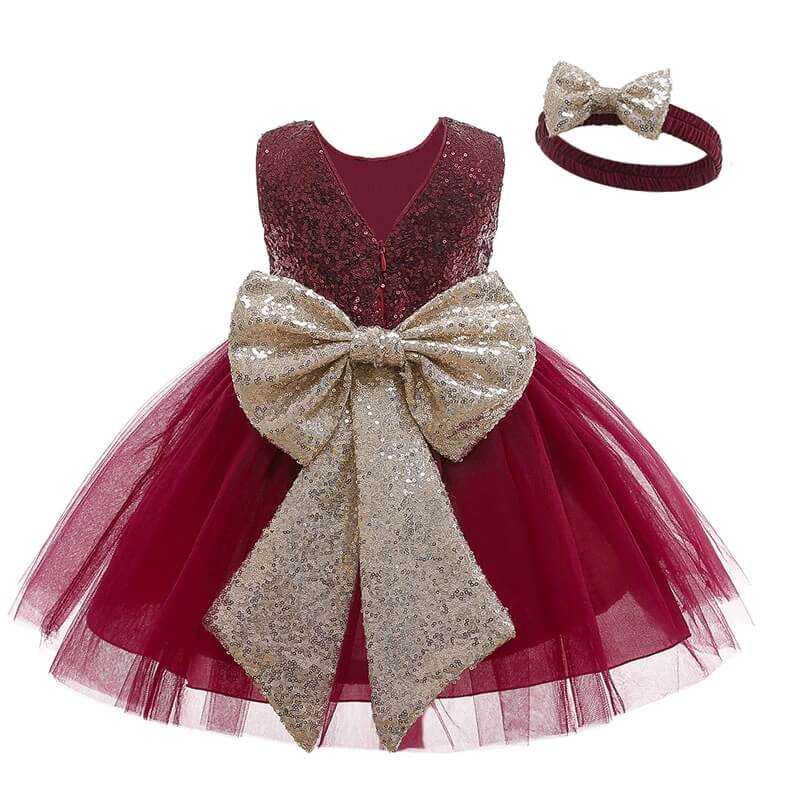 Robe bebe bordeaux