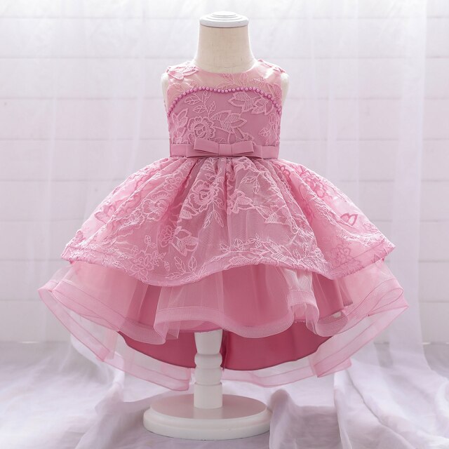 Robe bebe mariage rose