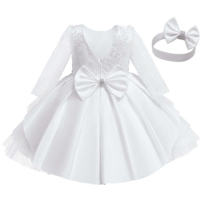 Robe blanche bebe naissance